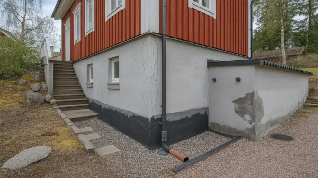 sprickor i betongen betongrenovering i villa reparera grund k llartrappa och st dmur metoder kostnad och fukts kert resultat
